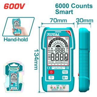 ĐỒ NGHỀ TOTAL Đồng hồ vạn năng kỹ thuật số TMT516004