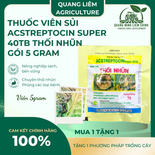 Chế phẩm xử lí thối nhũn ACSTREPTOCIN Super 40TB, trừ thối nhũn - Gói 5 gram viên sủi