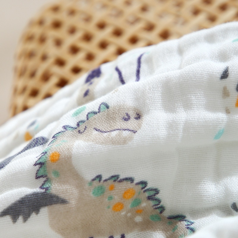 [Manny] Set 5 Khăn Sữa Xô 6 Lớp 30x30cm Bé Sơ Sinh, Chất Liệu Cotton Mềm Mịn HC05 3sbaby