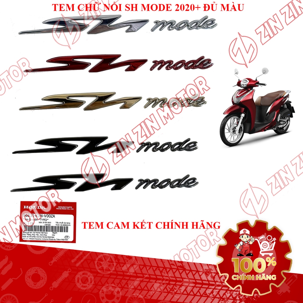 Tem Chữ Nổi SH Mode 2020 2021 2022 2023 2024 86831-K1N-V00ZA, 86831-K1N ...