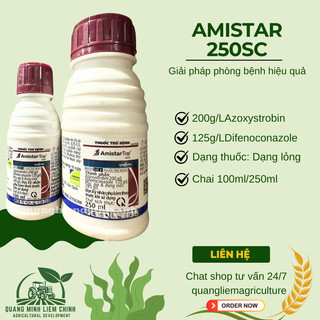 Chế phẩm xử lí nam benh Amistar Top 325SC, Nội hấp và  lưu dẫn mạnh - Chai 100ml/250ml