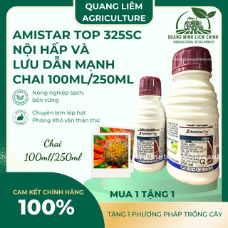Chế phẩm xử lí nam benh Amistar Top 325SC, Nội hấp và  lưu dẫn mạnh - Chai 100ml/250ml