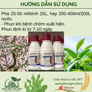 Chế phẩm xử lí nam benh Amistar Top 325SC, Nội hấp và  lưu dẫn mạnh - Chai 100ml/250ml