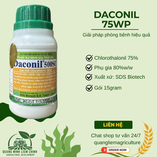 Chế Phẩm Xử Lí Benh Daconil 75WP Thán Thư, Nám Trái, Đốm Quả, Vàng Lá - chai 100ml