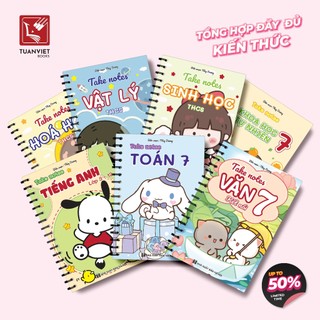 Sổ Giấy Lò Xo Take Notes Lớp 7 Kết Nối TUANVIET BOOKS cỡ A5 (Mới Nhất)-Toán,Văn,Anh,Sinh,Lý,Hóa,KHTN