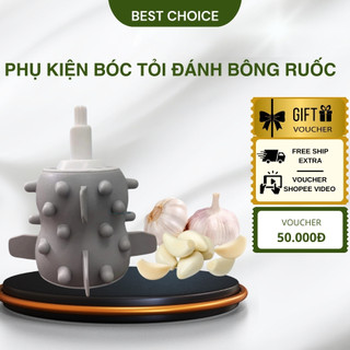 Dụng cụ hỗ trợ bóc tách tỏi chất liệu silicone sử dụng kết hợp cùng máy xay dung tích 2L