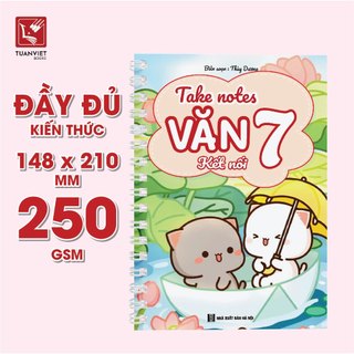 Sổ Giấy Lò Xo Take Notes Lớp 7 Kết Nối TUANVIET BOOKS cỡ A5 (Mới Nhất)-Toán,Văn,Anh,Sinh,Lý,Hóa,KHTN