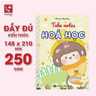 Sổ Giấy Lò Xo Take Notes Lớp 7 Kết Nối TUANVIET BOOKS cỡ A5 (Mới Nhất)-Toán,Văn,Anh,Sinh,Lý,Hóa,KHTN