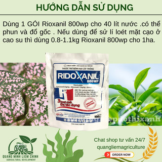 Chế Phẩm Ngừa Nam Ridoxanil 800WP, Thán Thư, Sương Mai, Thối Nhũn, Cây Trồng (Gói 100gram)