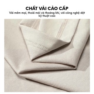 [OUTLET]  Áo thun nam cổ V Minimal Camio nam phong cách Hàn Quốc, vải cotton, viền trắng tinh tế CMO07