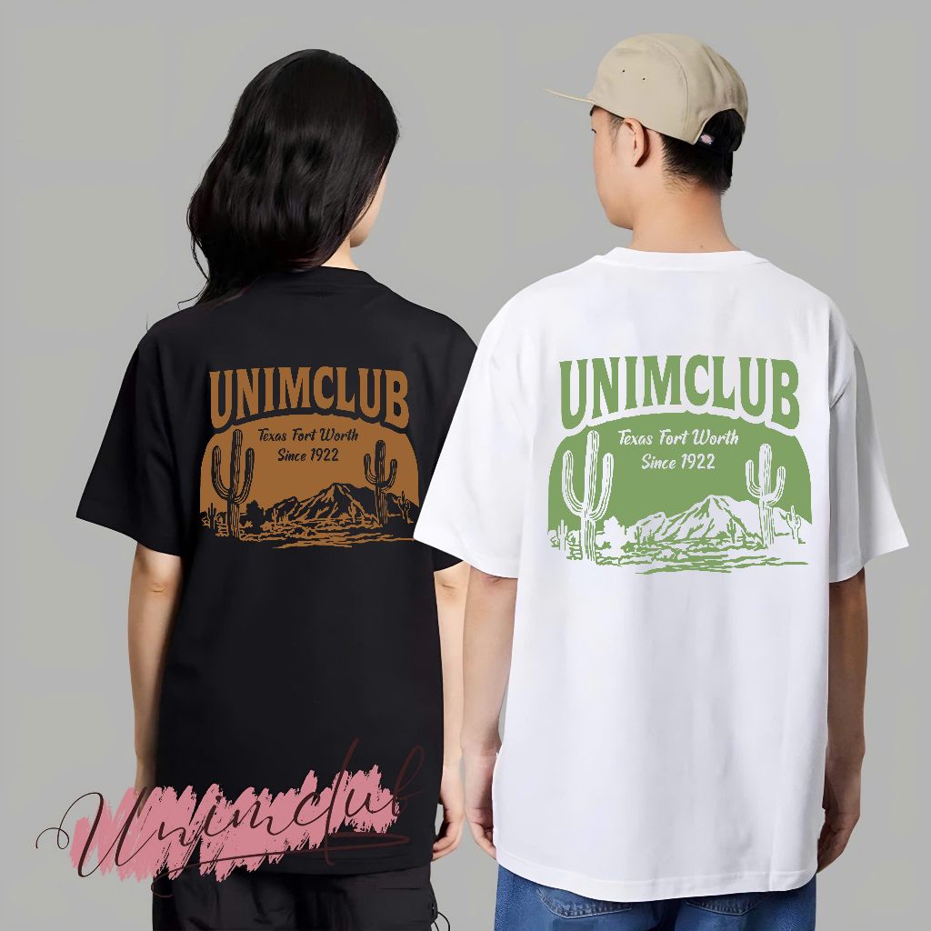 [100% Cotton] Áo Thun Unim Texas Form Unisex Basic Tay Lỡ Unim Store 100% Cotton Cao Cấp In Chữ - APU