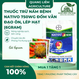 Chế Phẩm Xử Lí Nam Nativo 750WG Đốm Vằn, Đạo Ôn, Lép Hạt (6gram)