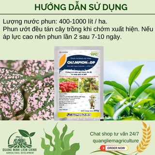 Chế Phẩm Xử Lí Benhh Gốc Đồng Champion 57.6dp - Copper Hydroxide (Gói 100gram)
