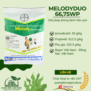Chế Phẩm Xử Lí Nam Benh Melody Duo 66,75WP Bayer, Xử Lí Sương Mai (Gói 100gram)