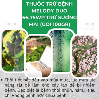 Chế Phẩm Xử Lí Nam Benh Melody Duo 66,75WP Bayer, Xử Lí Sương Mai (Gói 100gram)