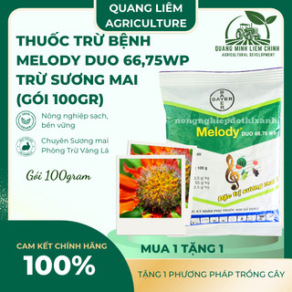 Chế Phẩm Xử Lí Nam Benh Melody Duo 66,75WP Bayer, Xử Lí Sương Mai (Gói 100gram)