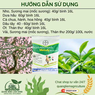 Chế Phẩm Xử Lí Nam Benh Melody Duo 66,75WP Bayer, Xử Lí Sương Mai (Gói 100gram)