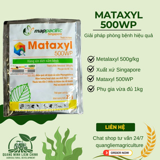 Chế phẩm xử lí nam benhh Mataxyl 500WP phổ trừ bệnh rất rộng (gói 25gram)