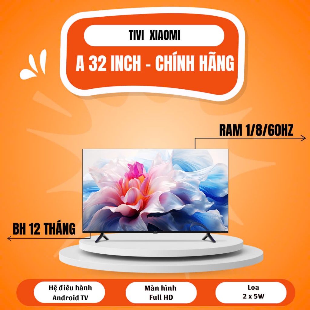 TIVI XIOAMI A 32 INCH bản nội địa - sắn TV - không giọng nói | Shopee ...