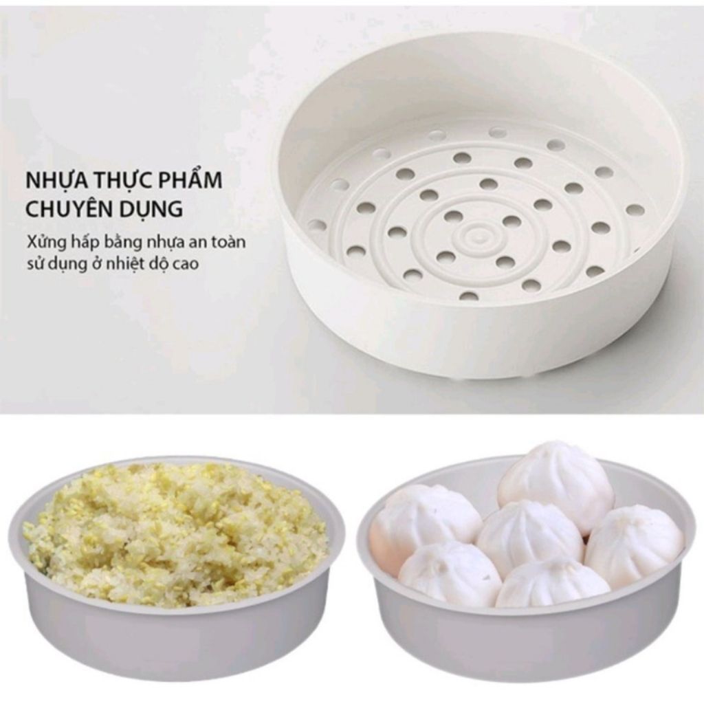 Xửng Hâm Nóng Đồ Ăn, Khay Tròn Hấp Thức Ăn An Toàn - Nhựa Việt Nhật | BigBuy360 - bigbuy360.vn