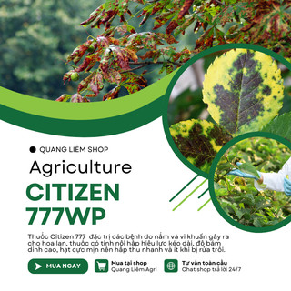Chế Phẩm Xử Lí Nam Citizen 777,  Xử Lí Khuẩn Cho Lan, Cây Cảnh (Gói 7gram)