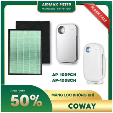 Màng lọc không khí Coway thay thế mã: AP-1009CH, AP-1008CH,... màng lọc than, màng lọc hepa