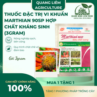 Chế Phẩm Xử Lí Vi Khuẩn Marthian 90sp Hợp Chất Khang Sinh Mạnh Nhất (Gói 3gram)