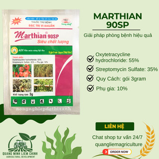 Chế Phẩm Xử Lí Vi Khuẩn Marthian 90sp Hợp Chất Khang Sinh Mạnh Nhất (Gói 3gram)