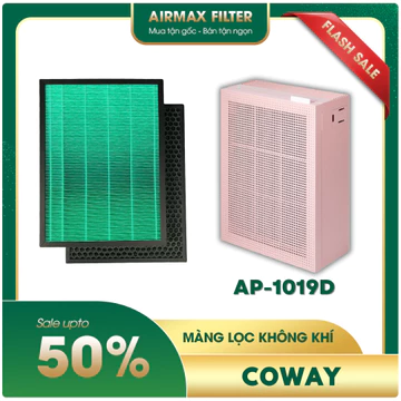 Màng lọc không khí Coway thay thế mã: AP-1019C. Màng lọc than hoạt tính, màng lọc hepa