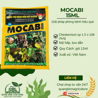 Chế phẩm xử lí nấm Mocabi (gói 15ml) – Xử lí benh Đối Kháng Cho Cây Trồng