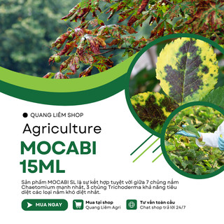 Chế phẩm xử lí nấm Mocabi (gói 15ml) – Xử lí benh Đối Kháng Cho Cây Trồng