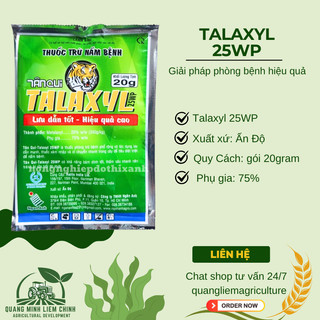 Thuoc Xử Lí Nấm Tân Qui Talaxyl 25wp – Ngân Anh Agro (20gram), Thối Nhũn trên Hoa Lan, Sương Mai