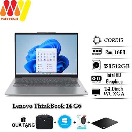 Lenovo ThinkBook 14 G6, Core i5-13420H, Ram 16GB, SSD 512GB, màn 14inch WUXGA, laptop văn phòng