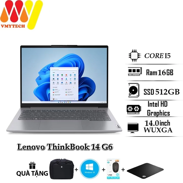 Lenovo ThinkBook 14 G6, Core i5-13420H, Ram 16GB, SSD 512GB, màn 14inch WUXGA, laptop văn phòng