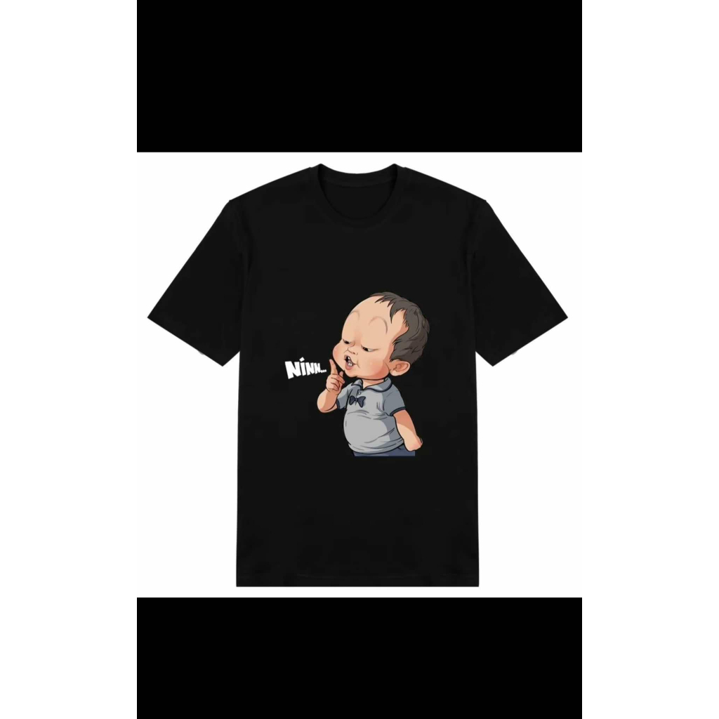 Áo Thun Hot Trend Em Bé Nói Nín Hài Hước UNISEX Mùa Hè Áo phông NAM NỮ Mặc Đôi Nhóm chất cotton mềm co dãn ta072