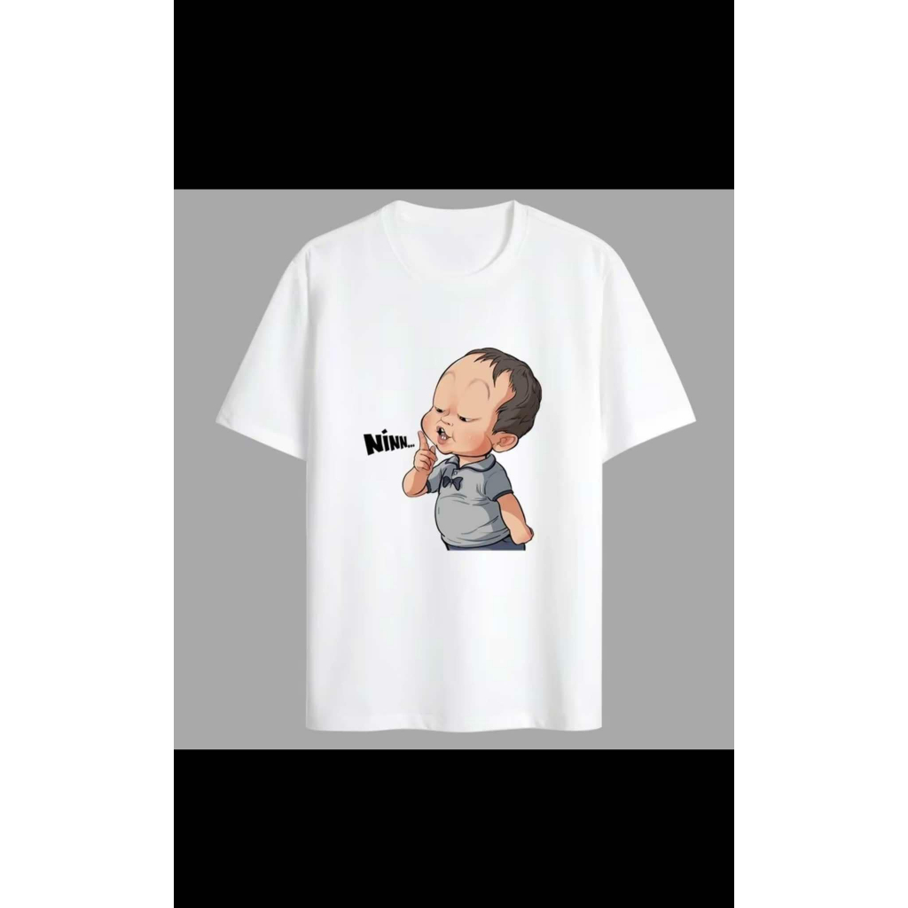 Áo Thun Hot Trend Em Bé Nói Nín Hài Hước UNISEX Mùa Hè Áo phông NAM NỮ Mặc Đôi Nhóm chất cotton mềm co dãn ta072