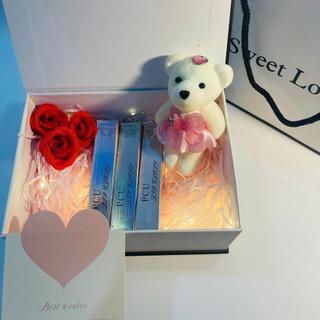 (SWL) Combo hộp túi quà sweet.love gồm 3 son pcu màu xinh xắn - quà tặng sinh nhật, valentine