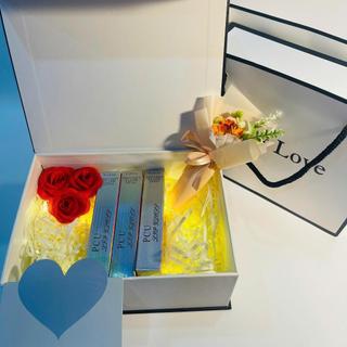 (SWL) Combo hộp túi quà sweet.love gồm 3 son pcu màu xinh xắn - quà tặng sinh nhật, valentine