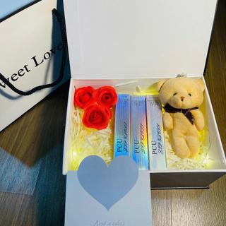 (SWL) Combo hộp túi quà sweet.love gồm 3 son pcu màu xinh xắn - quà tặng sinh nhật, valentine