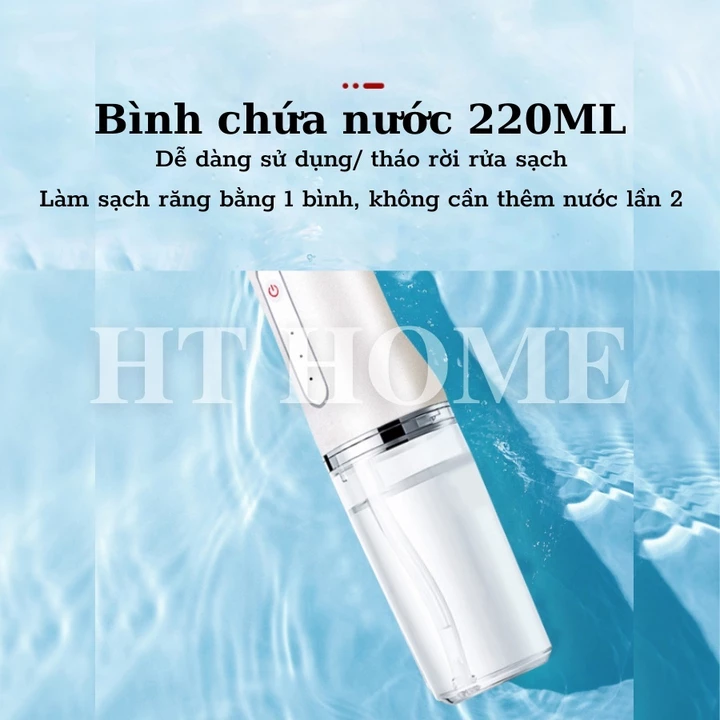 Handheld Water Flosser Oral Irrigator – 220 ml – 7