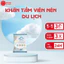 Combo Khăn tắm viên nén du lịch (70x140cm) dùng một lần, Khăn tắm cotton tiện lợi My Nhân