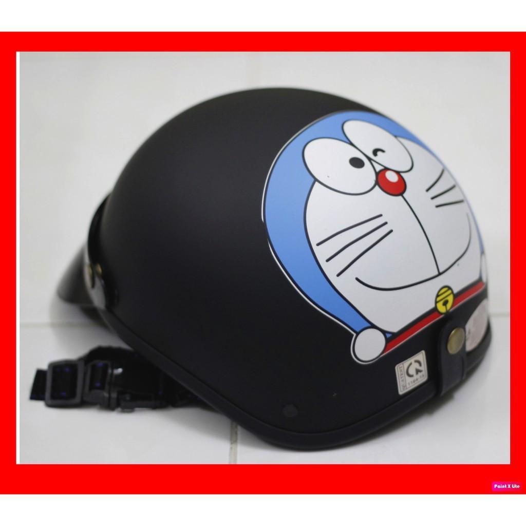 Mũ bảo hiểm nửa đầu cao cấp ĐA SẮC - ĐA DẠNG LOẠI TEM, HÌNH DÁNG - Helmet - Mũ bảo hiểm 1/2 - [ KÈM KÍNH PHI CÔNG ]