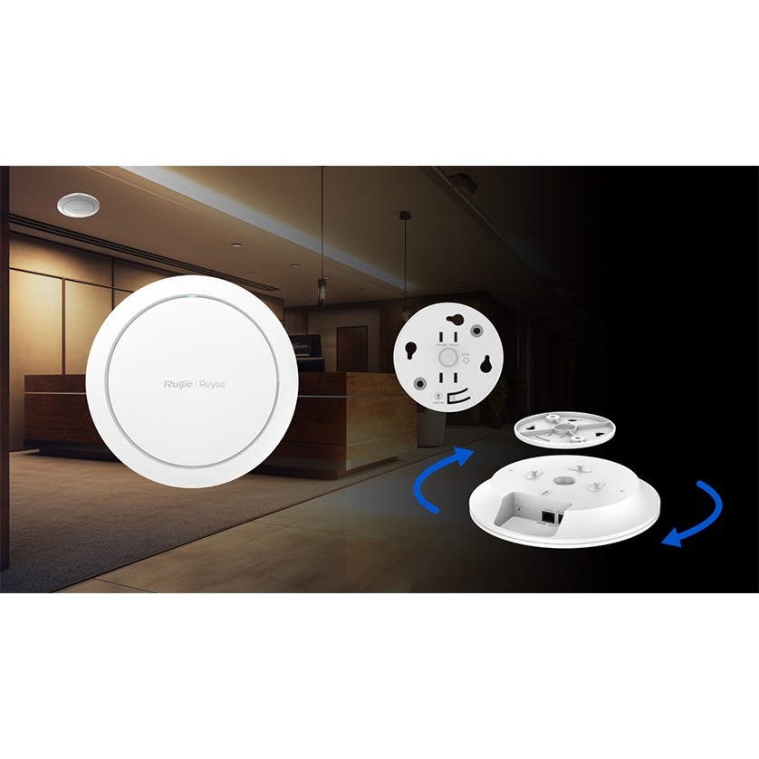 Bộ phát WiFi 6 Ruijie RG-RAP2266 Chuẩn AX tốc độ 2976Mbps