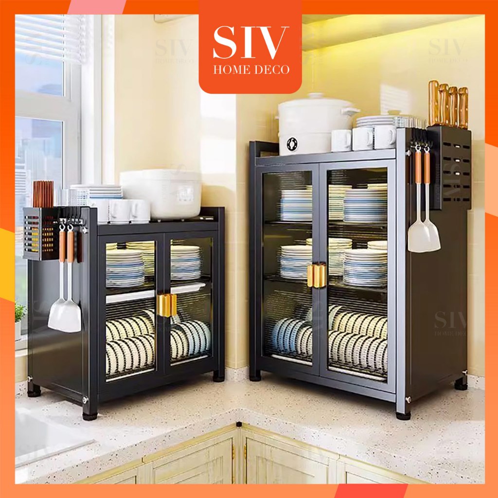 SIV kệ để bát đĩa Kệ nhà bếp  Có Khay Hứng Nước ,Nâng cấp
