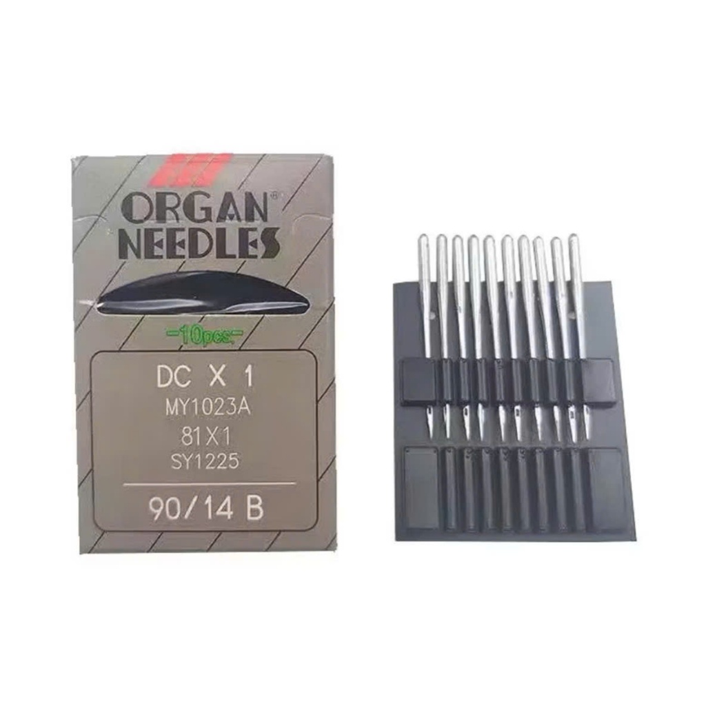 Kim DC ORGAN Nhật – Dành Cho Máy Vắt Sổ, Đủ Size 9/10/11/12/14/16/18 (Vỉ 10 Cái)
