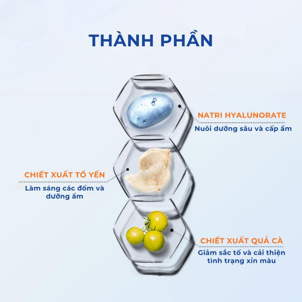 SAMPLE Kem lười nâng tone sáng da HEXZE 2ML