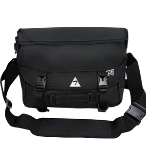Cặp nam đeo chéo TROY Jupiter phối nắp size 37x30x13cm đựng laptop 14inch, chất vải bố chống thấm
