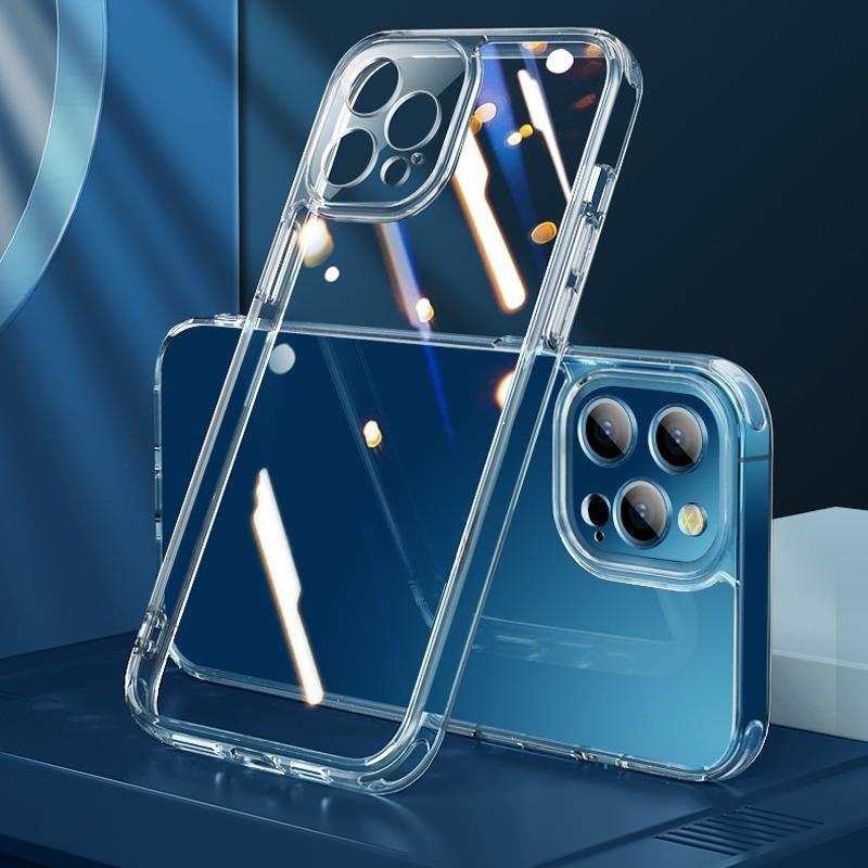 Ảnh Ốp Lưng Likgus Trong Suốt Màng Bảo Vệ Camera Viền TPU Dẻo Chống Ố Vàng Cho IP 11-12-13-14-15-Pro-Plus-Promax 2