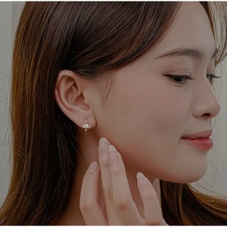Khuyên tai nữ LAMY Crown Queen Earrings Rose Gold 3290