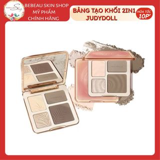 Phấn Tạo Khối Và Bắt Sáng 4 Ô JUDYDOLL Highlight & Contour Palette Chính Hãng - Bebeau